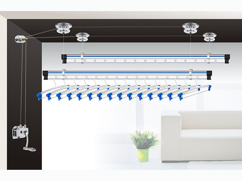 升降晾衣架如何安裝,升降晾衣架安裝方法和步驟,升降晾衣架安裝規范